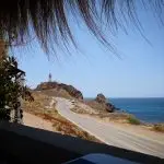 Cabo de Gata, vista restaurante, carboneras